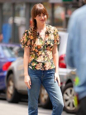 DOEN - Alona silk floral top - size S